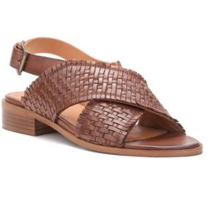 Vintage Foundry Co. Brown Ezra Leather Sandals 8